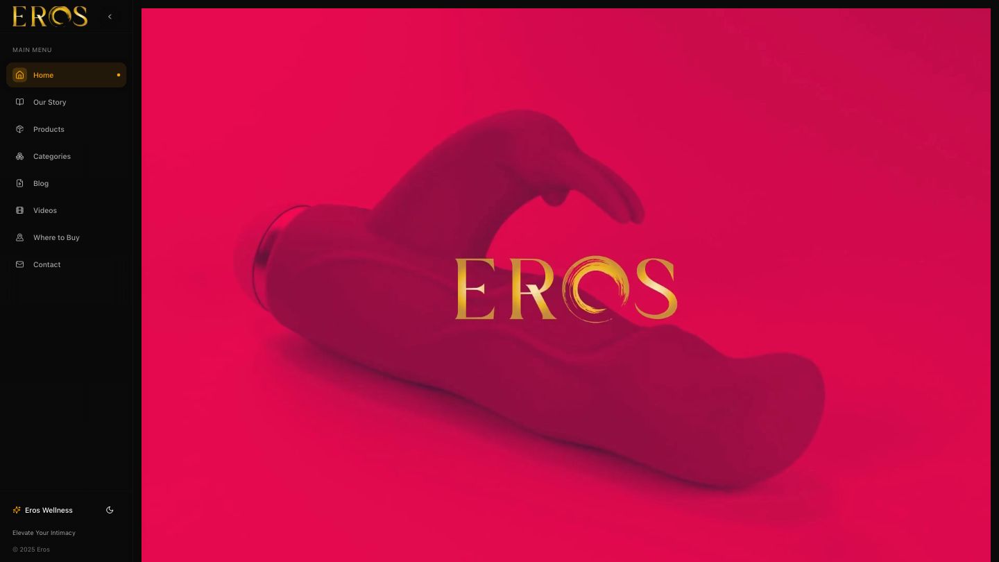 Eros - Wellness & Intimacy Products Platform
